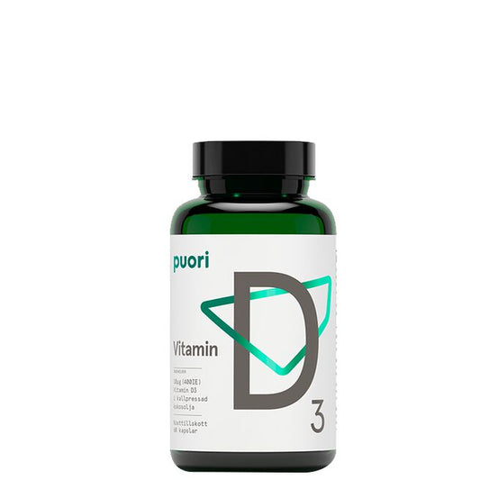 Puori D3 D-vitamin 400 IE 60 kapslar