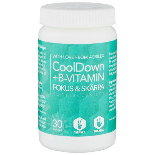 CoolDown + B-vitamin 30 kapslar