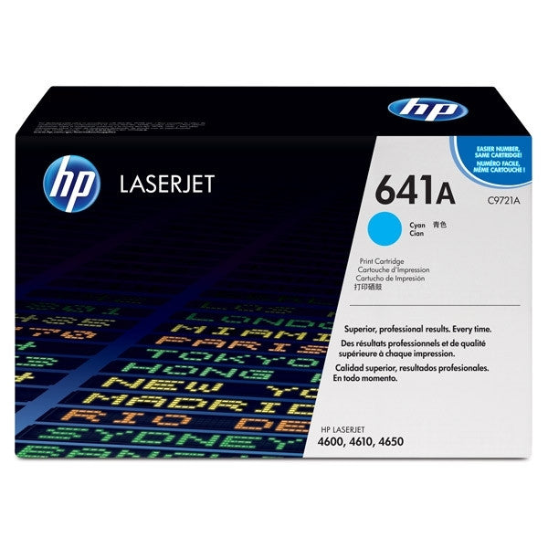 HP 641A (C9721A) cyan toner (original)