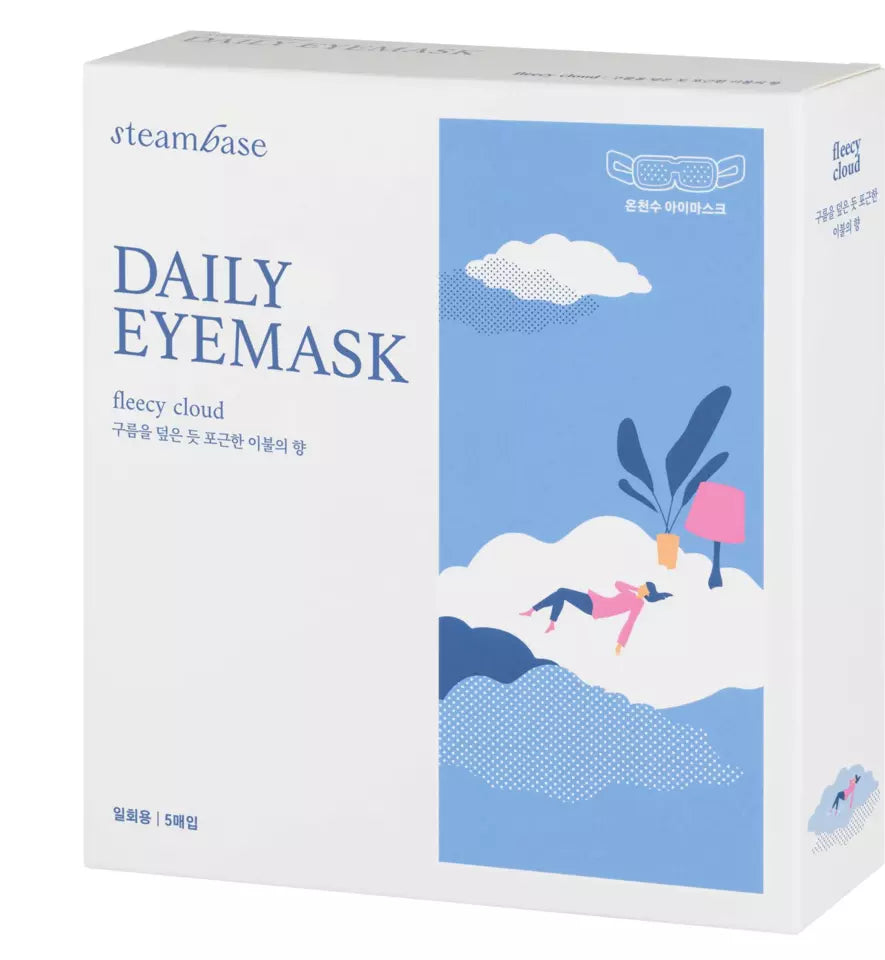 Steambase Daily Eyemask 5pcs Fleecy Cloud 90 g