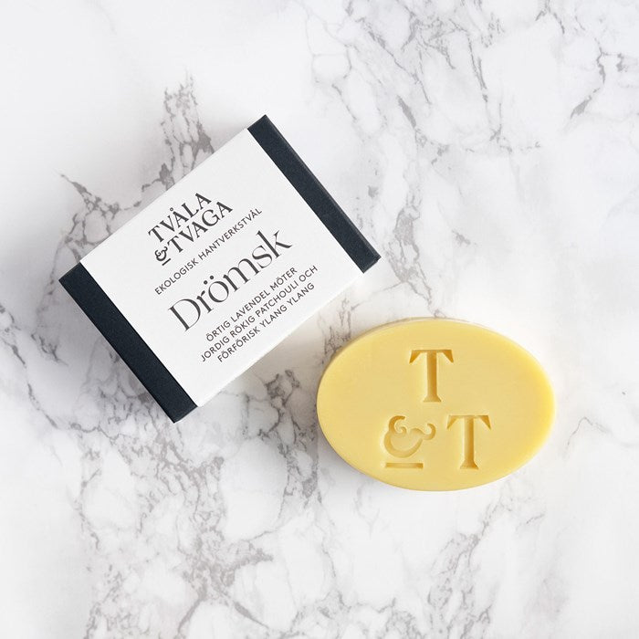 Ekologisk Hantverkstvål Drömsk - Lavendel, Patchouli & Ylang Ylang, ca. 120 g