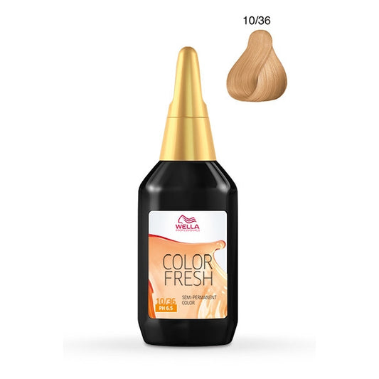 Wella Professionals Color Fresh 10/36 Lightest Gold/Violet Blonde 75 ml