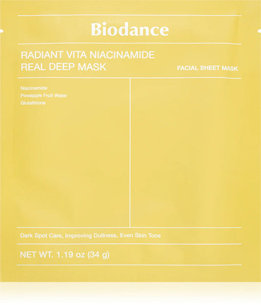 Biodance Radiant Vita Niacinamide Real Deep Mask 1st
