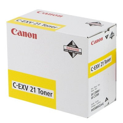 Lasertoner Canon C-Exv21 0455B002 gul Original