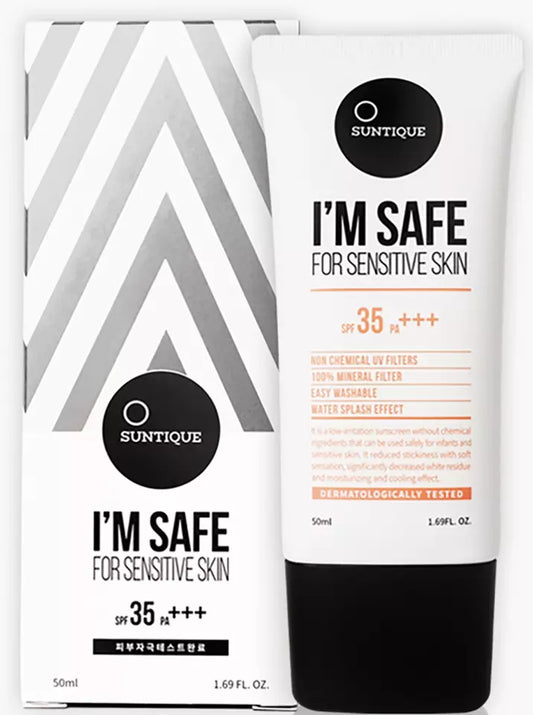 Suntique I'm SAFE solfilter för känslig hud 50ml