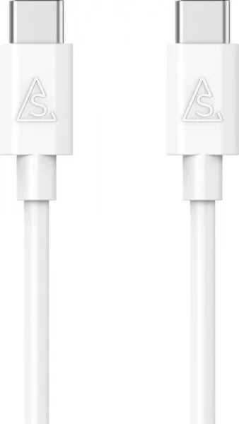 Smartline USB-C till USB-C Kabel 2m Vit