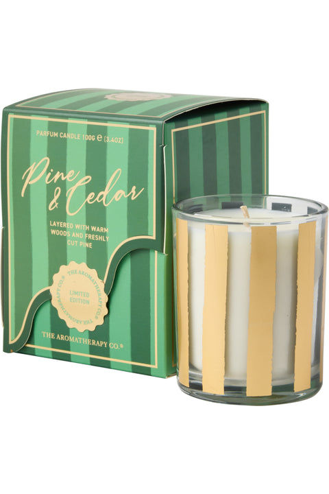 The Aromatherapy Co. Limited Edition Scented Candle Pine & Cedar 100g