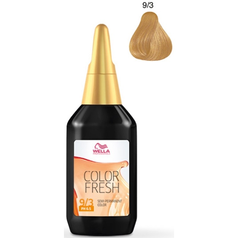 Wella Professionals Color Fresh 9/3 Very Light Gold Blonde 75 ml