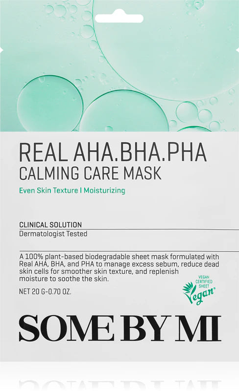 Some By Mi Clinical Solution AHA∙BHA∙PHA Calming Care Mask