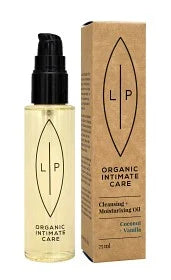 Lip Organic Intimate Care Cleansing Moisturising Oil Coconut Vanilla 75 ml