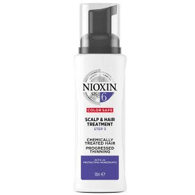 Nioxin Scalp & Hair Leave-In Treatment System 6 for Bleached Chemically Treated Hair with Progressed Thinning 100 ml
