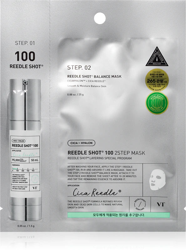 VT Cosmetics Reedle Shot 100 2-Step Mask